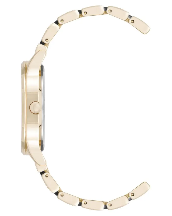 Modern Rubberized Bracelet Watch Black Women Nine West Straps Modern Rubberized Bracelet Watch Black Women Nine West Straps