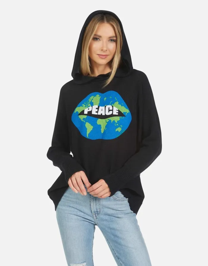 Namiko World Peace Lips Black Women Lauren Moshi Sweaters and Knits