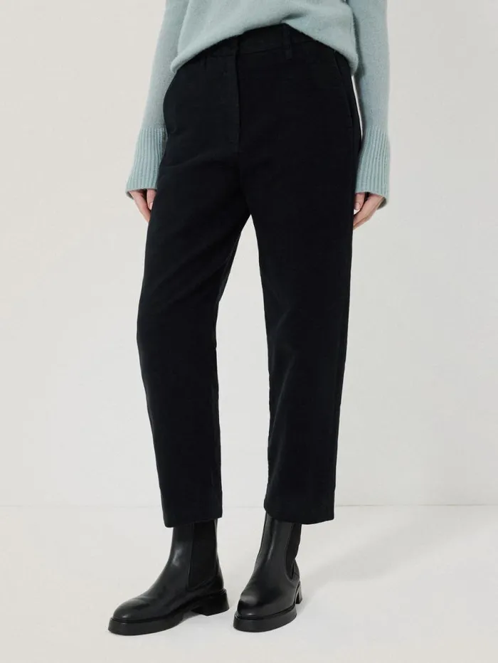 Nevis Moleskin Trouser Navy Women Jigsaw Trousers