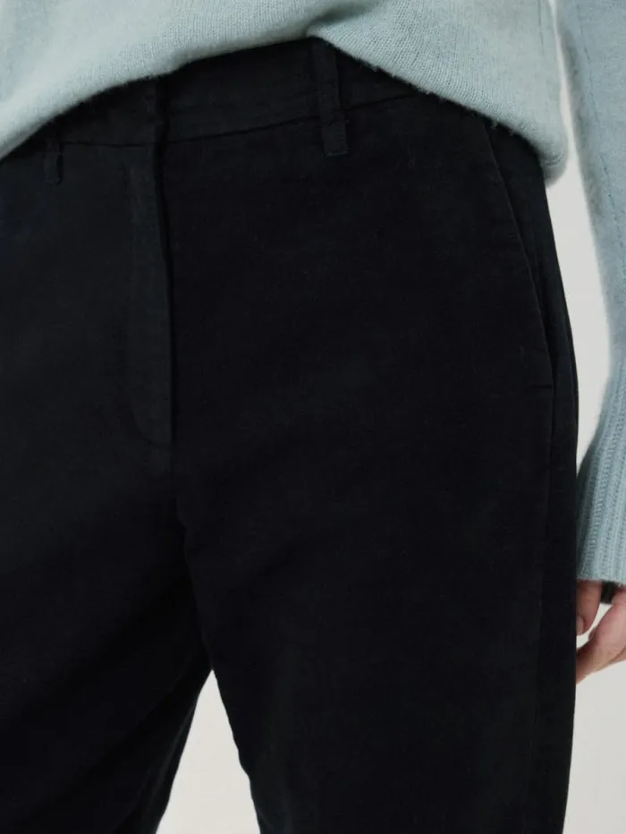 Nevis Moleskin Trouser Navy Women Jigsaw Trousers