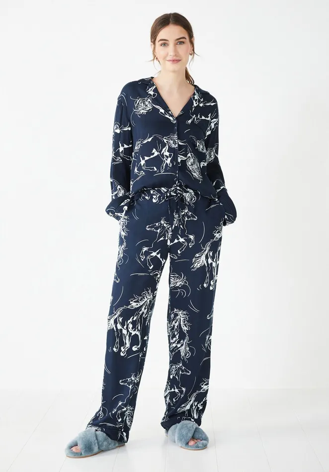 Nightwear Women Hush Aoife Printed Pyjamas Wild Horses