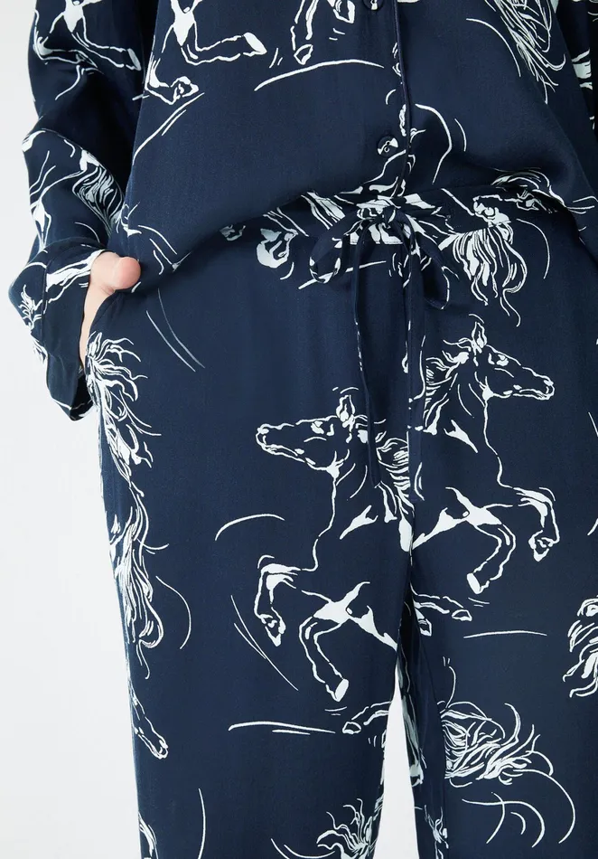Nightwear Women Hush Aoife Printed Pyjamas Wild Horses