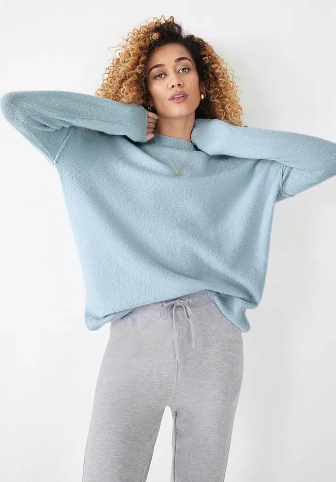 Nightwear Women Hush Holly Slouchy Jumper Dove Blue