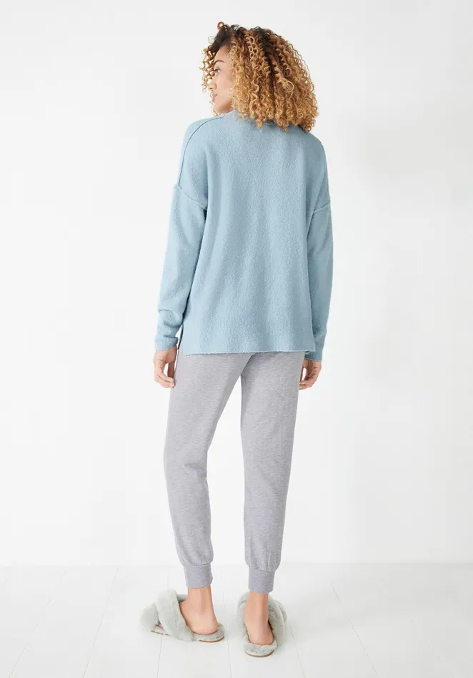 Nightwear Women Hush Holly Slouchy Jumper Dove Blue