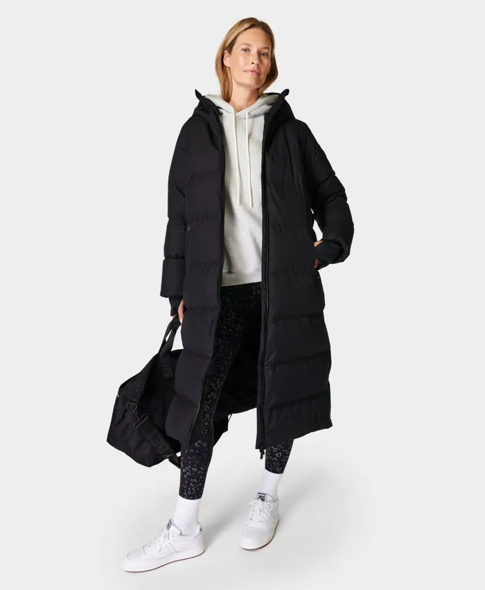 Nimbus Down Parka Black Women Coats and Jackets Sweaty Betty