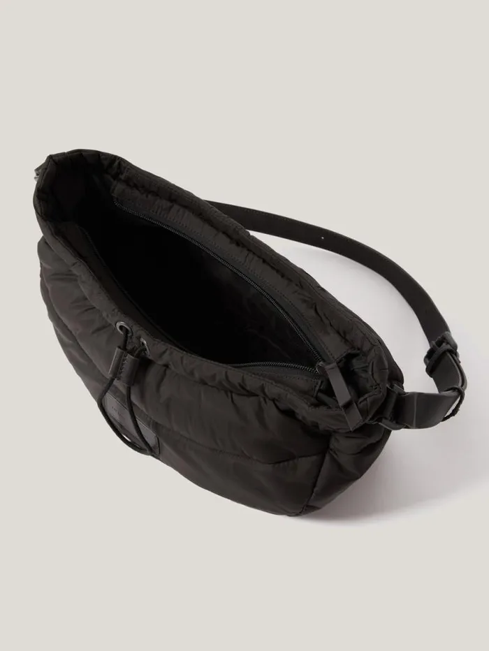 Nylon Drawstring Crossbody Chocolate Women Jigsaw Bags