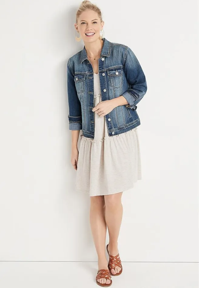 Oatmeal V Neck Babydoll Mini Dress Women Maurices Dresses and Jumpsuits