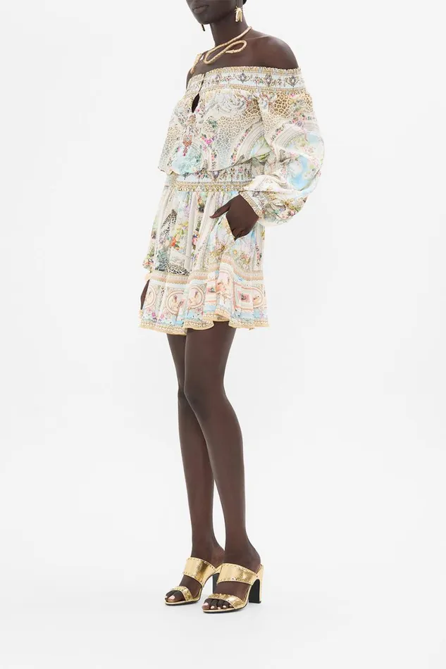 OFF SHOULDER SHORT DRESS WE ALWAYS HAVE ALEXANDRIA We Always Have Alexandria Womens Camilla Dresses