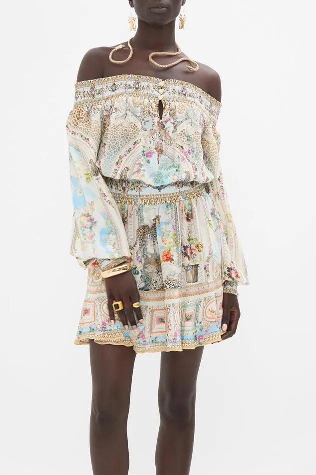 OFF SHOULDER SHORT DRESS WE ALWAYS HAVE ALEXANDRIA We Always Have Alexandria Womens Camilla Dresses