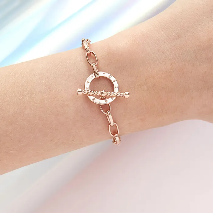 Olivia Burton Bracelets Women Bejewelled TBar Bracelet Rose Gold