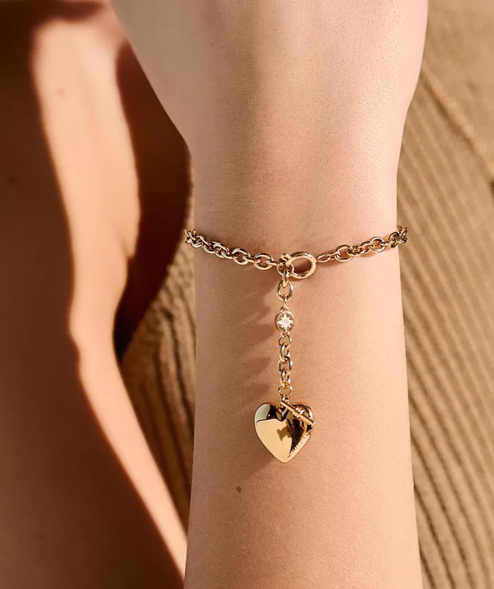 Olivia Burton Bracelets Women Knot Heart Gold Bracelet