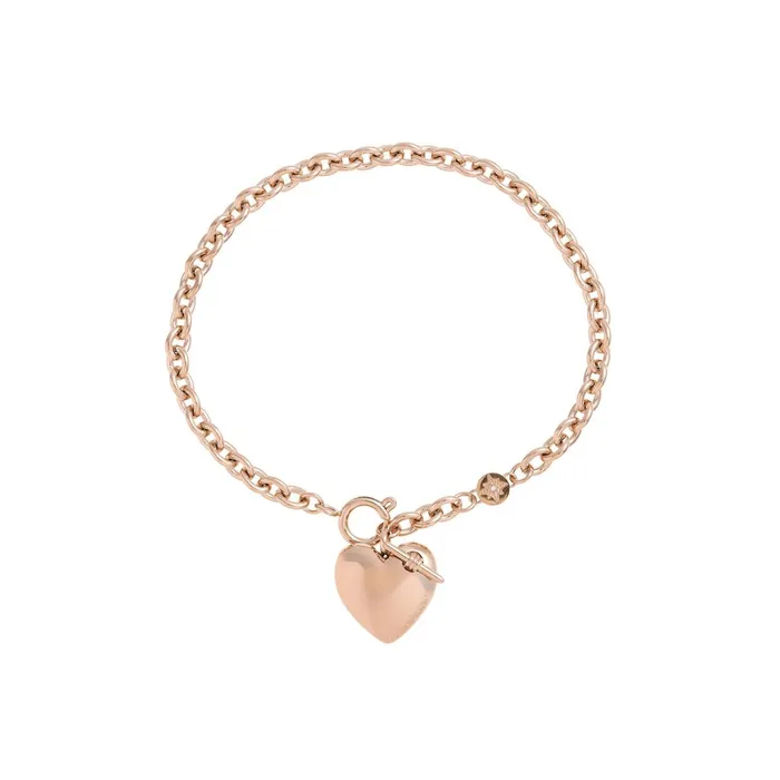 Olivia Burton Bracelets Women Knot Heart Rose Gold Bracelet