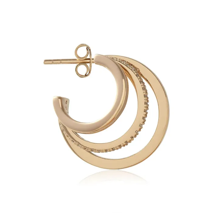 Olivia Burton Earrings Women Gold Multi Hoop Earrings
