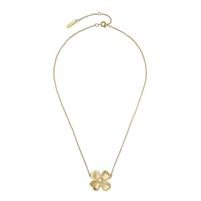 Olivia Burton Necklaces Women Dogwood Flower Gold Pendant Necklace