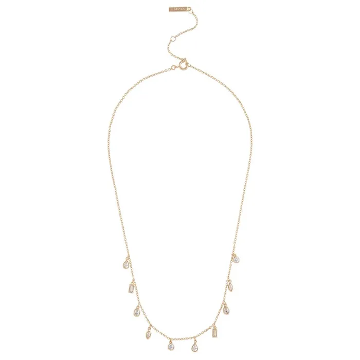 Olivia Burton Necklaces Women Gold Crystal Charm Necklace