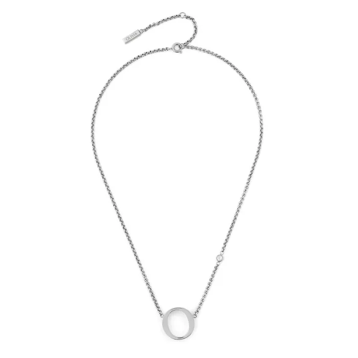 Olivia Burton Necklaces Women O Silver Pendant Necklace