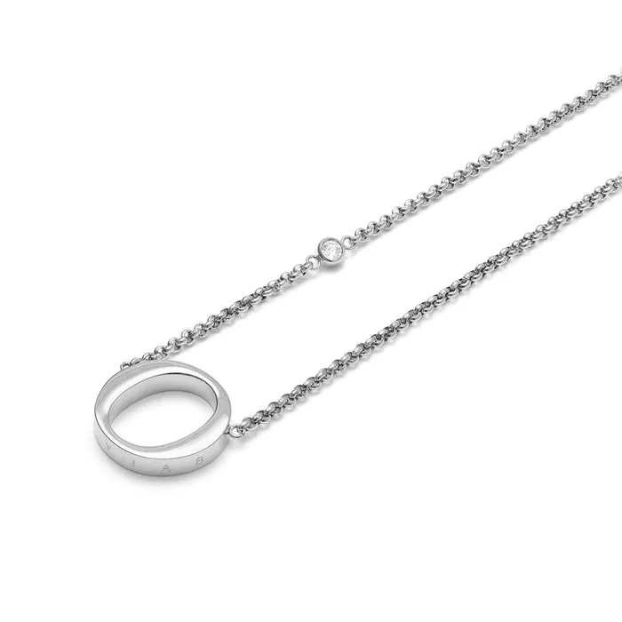 Olivia Burton Necklaces Women O Silver Pendant Necklace