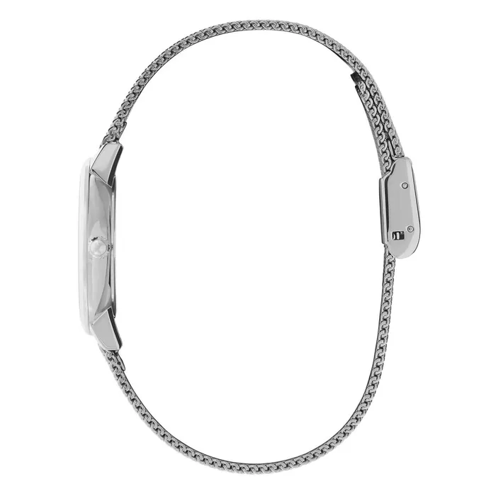 Olivia Burton Signature Watches Women 28mm Butterfly Ultra Slim Silver Mesh Watch