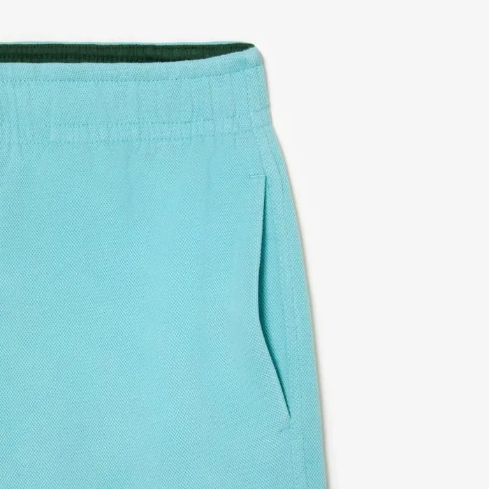 Pants and Leggings Women Lacoste Womens Blended Cotton Sweatpants Turquoise Bvg