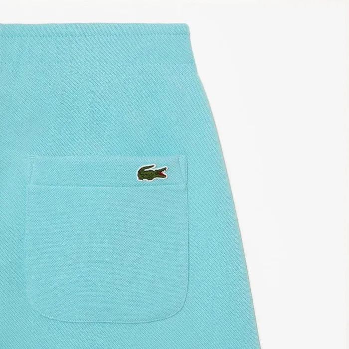 Pants and Leggings Women Lacoste Womens Blended Cotton Sweatpants Turquoise Bvg