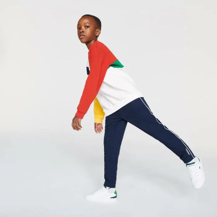 Pants and Shorts Kids Lacoste Kids039 SPORT Lightweight Sweatpants Navy Blue White 525
