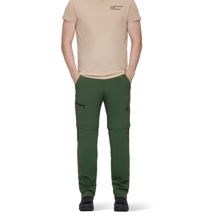 Pants and Shorts Men Mammut Runbold Zip Off Pants Woods Pants and Shorts Men Mammut Runbold Zip Off Pants Woods