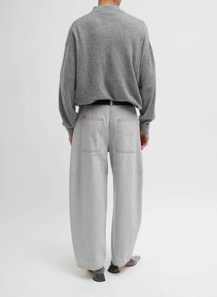 Pants and Shorts Women Tibi Grey Denim Sid Jean
