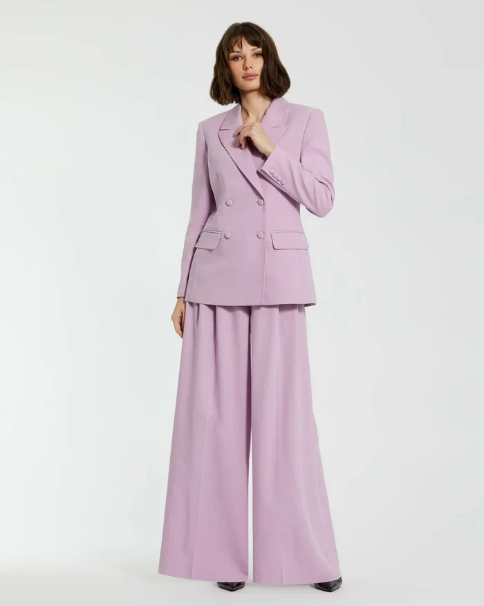 Pants The MACkenzie Wide Leg Trouser 8211 FINAL SALE Orchid Mac Duggal Women