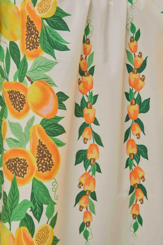 Papaya Salad Scarf Mini Dress Women FARM Rio Mini Dresses
