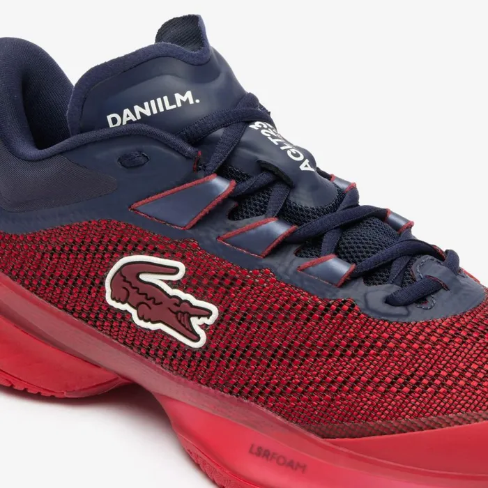 Performance Men Lacoste Men039s Daniil Medvedev AGLT23 Ultra Tennis Shoes Rednavy Rs7