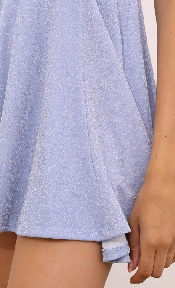 Plunge Aline Dress Shimmer Women LUCY IN THE SKY Mini Dresses Plunge Aline Dress Shimmer Women LUCY IN THE SKY Mini Dresses