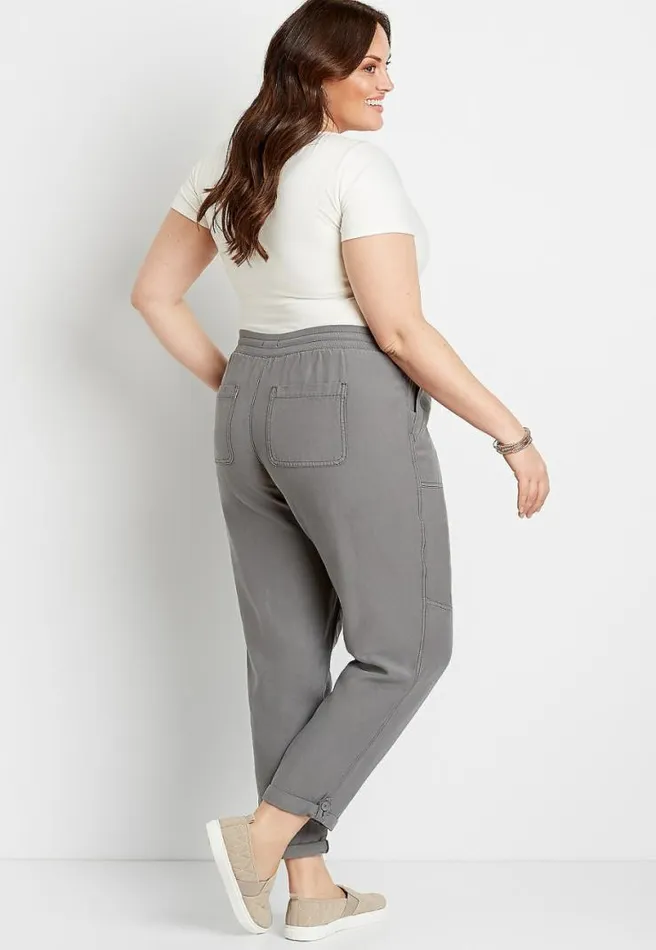 Plus Size Gray Weekender Pant Women Maurices Plus Bottoms