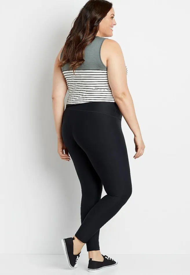 Plus Size High Rise Black Sculpt Legging Women Maurices Plus Bottoms