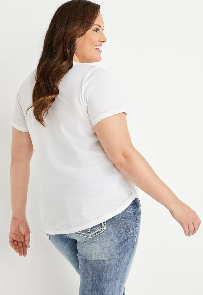 Plus Size Pineapple Graphic Tee Women Maurices Plus Tops