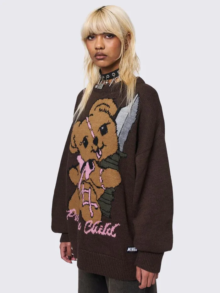 Problem Child Sweater Women Minga London Knitwear Problem Child Sweater Women Minga London Knitwear