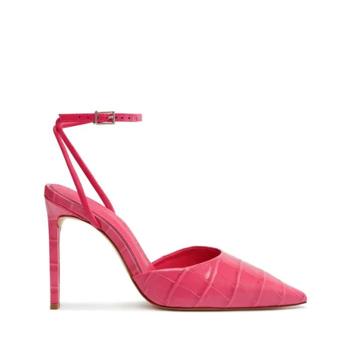 Pumps Deby Leather Pump Paradise Pink Schutz Shoes Pumps