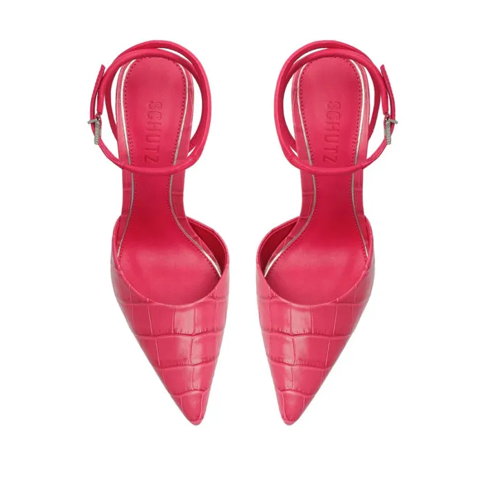 Pumps Deby Leather Pump Paradise Pink Schutz Shoes Pumps