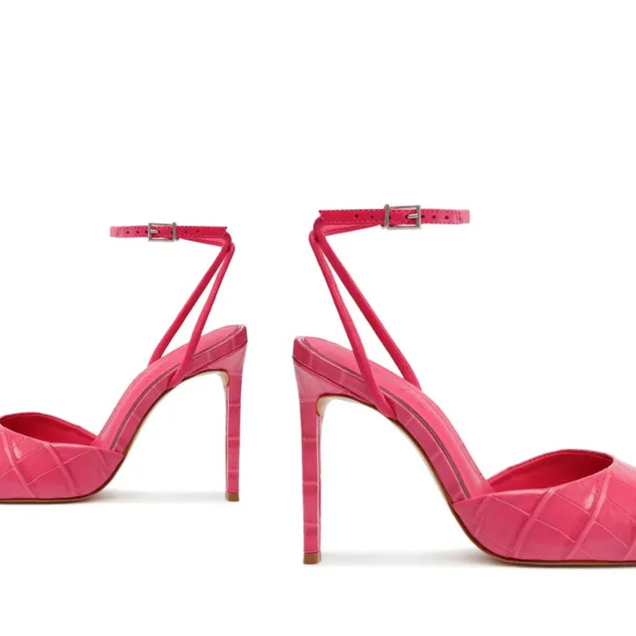 Pumps Deby Leather Pump Paradise Pink Schutz Shoes Pumps