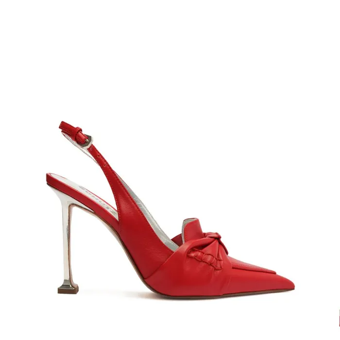 Pumps Fiorella Leather Pump Red Schutz Shoes Pumps