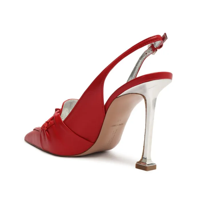 Pumps Fiorella Leather Pump Red Schutz Shoes Pumps