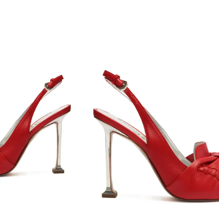 Pumps Fiorella Leather Pump Red Schutz Shoes Pumps
