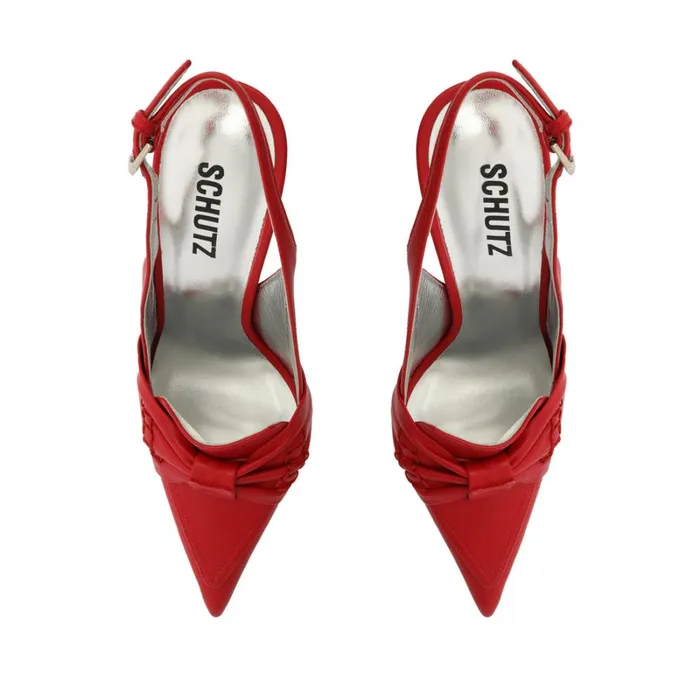 Pumps Fiorella Leather Pump Red Schutz Shoes Pumps