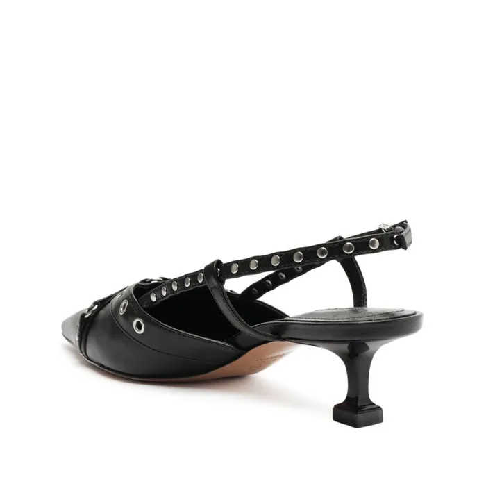 Pumps Venezia Nappa Leather Pump Black Schutz Shoes Pumps