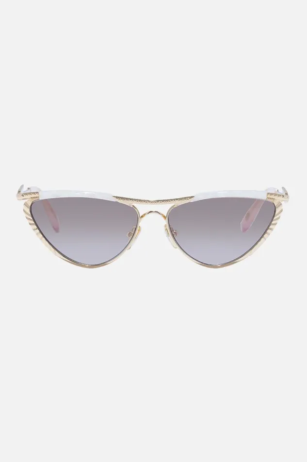 PYRAMID PARAMOUR SUNGLASSES IVORY MARBLE Ivory Marble WomensMens Camilla Sunglasses