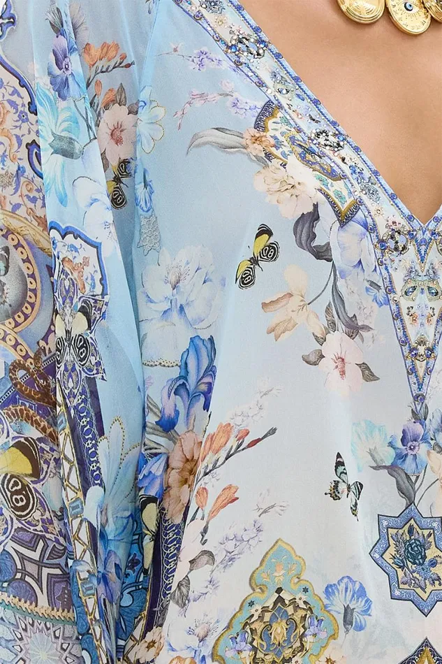 RAGLAN SLEEVE FLARED KAFTAN AL MANIAL PALACE MEMOIRS Al Manial Palace Memoirs Womens Camilla Kaftans