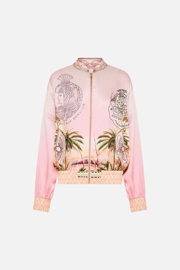 RELAXED BOMBER JACKET MILLAS GOT MAIL Millas Got Mail Womens Camilla Jackets