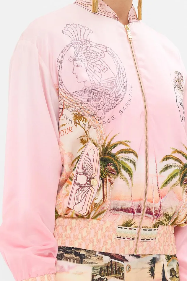 RELAXED BOMBER JACKET MILLAS GOT MAIL Millas Got Mail Womens Camilla Jackets