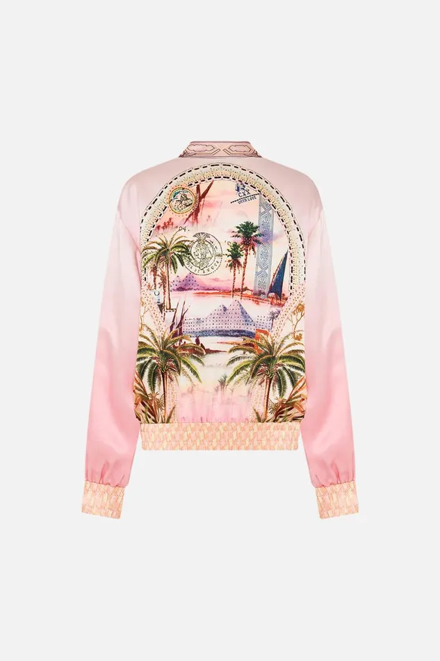 RELAXED BOMBER JACKET MILLAS GOT MAIL Millas Got Mail Womens Camilla Jackets
