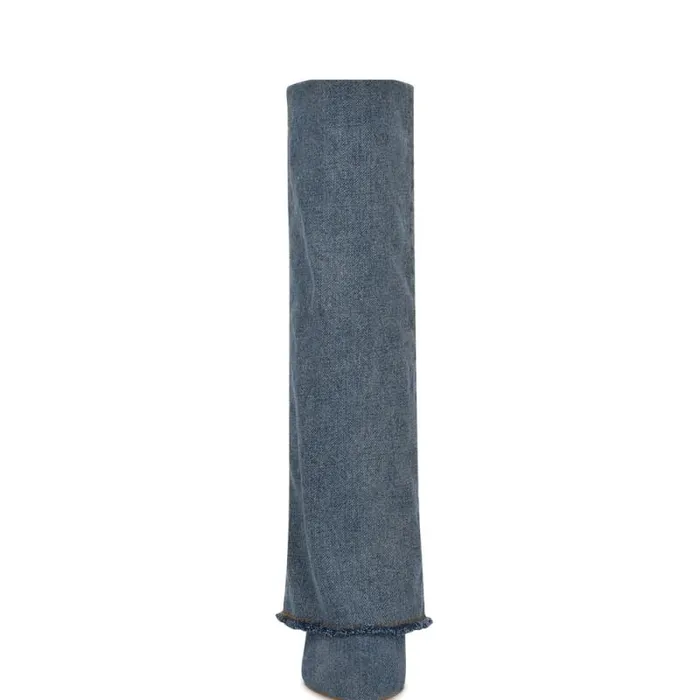 Rhoree Knee High Dress Boots Light Denim Women Nine West Boots and Booties Rhoree Knee High Dress Boots Light Denim Women Nine West Boots and Booties