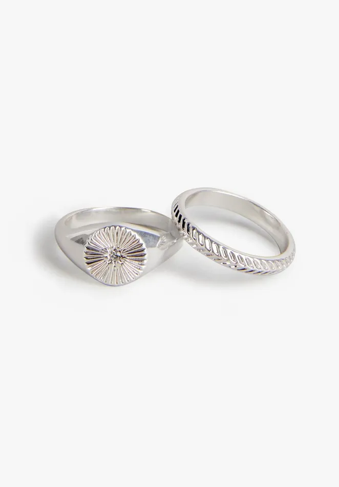 Rings Women Hush Josephine Signet Rings Silver